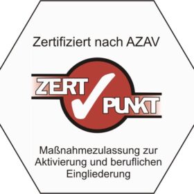zertifiziert nach AZAV Zertpunkt